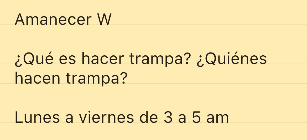 W Radio Colombia (@wradiocolombia) on Twitter photo 🚨AL AIRE #AmanecerW
Este es nuestro tema del día ⬇
Lo leemos con nuestro numeral
Presentan: @laurasanchez83 y <a href="/Chriscoleal/">Christian Coronado</a> 🚨AL AIRE #AmanecerW
Este es nuestro tema del día ⬇
Lo leemos con nuestro numeral
Presentan: @laurasanchez83 y <a href="/Chriscoleal/">Christian Coronado</a>