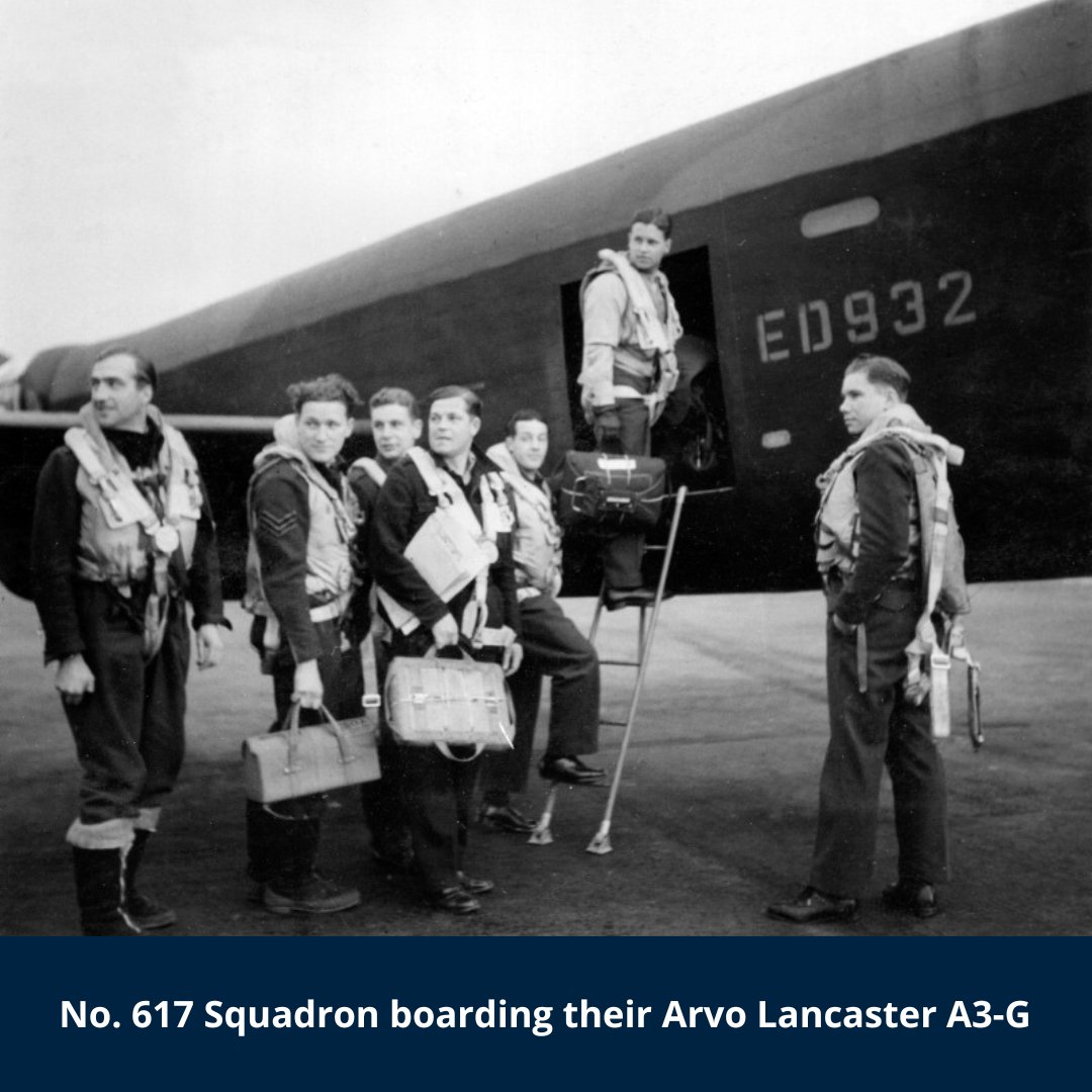 RAFBF's tweet photo. Today marks the 82nd anniversary of the #DambustersRaid.
On 16 May 1943, the brave airmen from 617 Squadron embarked on a daring mission: to breach the German dams Möhne, Eder and Sorpe.
Learn more about the Dambuster's Raid
➡️ https://t.co/EJPkmiaaGT https://t.co/OyMfe4DbM9