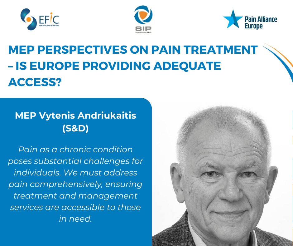 Societal Impact Pain (SIP) Platform (@sip_painpolicy) on Twitter photo SIP is delighted to share key reflections from policymakers. Today, we spotlight MEP <a href="/V_Andriukaitis/">Vytenis Andriukaitis</a>. To learn more about SIP’s Access to Treatment Event, read the full Report here: brnw.ch/21wSH8u SIP is delighted to share key reflections from policymakers. Today, we spotlight MEP <a href="/V_Andriukaitis/">Vytenis Andriukaitis</a>. To learn more about SIP’s Access to Treatment Event, read the full Report here: brnw.ch/21wSH8u