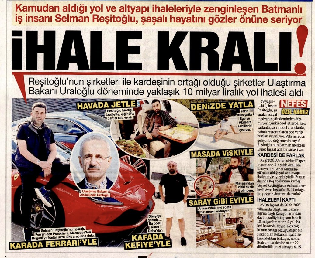 Devletten 10 milyarlık ihale alan genç işadamının, Maliye Bakanı Mehmet Şimşek ile İngiltere'de ortak şirketi olduğu ortaya çıktı. halktv.com.tr/makale/ihale-k…