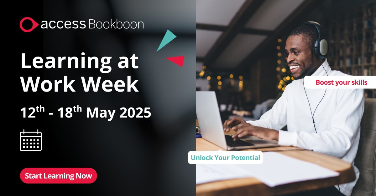 bookboon's tweet image. 📚 It’s Learning at Work Week! 📚

At Access Bookboon, we believe that continuous learning fuels both personal and professional success.

👉 Start learning here: ow.ly/NkNp50VOy1G

#LearningAtWorkWeek #AccessBookboon #ContinuousDevelopment #LifelongLearning