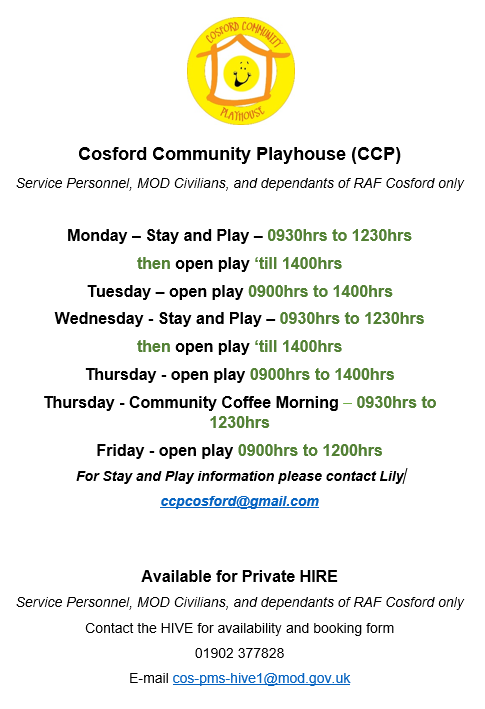 RAF Cosford HIVE tweet media