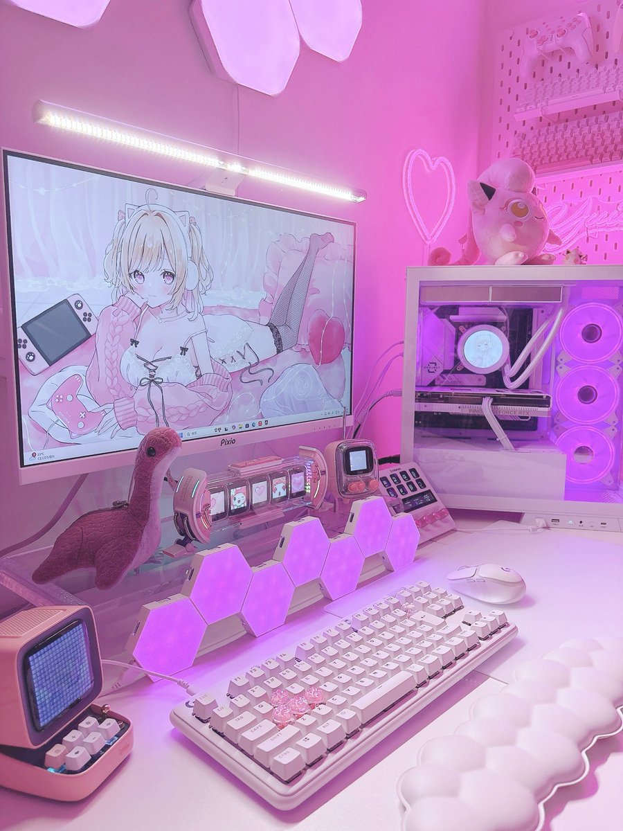 yurimuchan_'s tweet photo. BenQのモニターライト💡♡
ScreenBar Pro

スタイリッシュなデザインで照明範囲が
広いからとっても明るい💗

#desksetup #BenQ #screenbarpro 
@BenQlighting_jp 
⬇︎ 詳細˚✧ https://t.co/rm3mc5omx3
