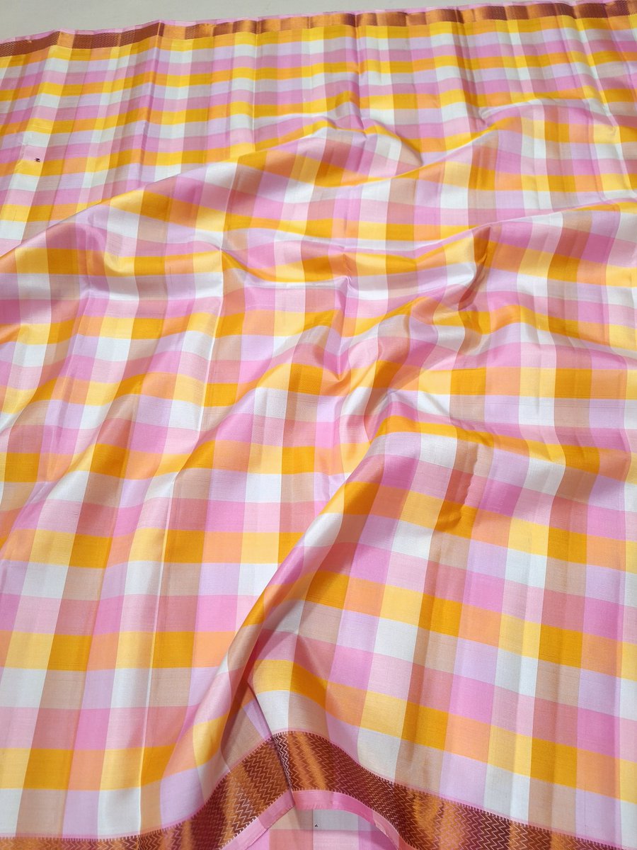 GO2Peak's tweet image. Namaskaram 🙏. Shubha Shukra Vaara. 

Beautiful amalgamation of colours together...

#puresilk handmade saree #No_Zari silk thread border saree.

Immediate door delivery within 3 - 4 days other than bangalore and Chennai. 

Chennai/Bangalore within next Day delivery.