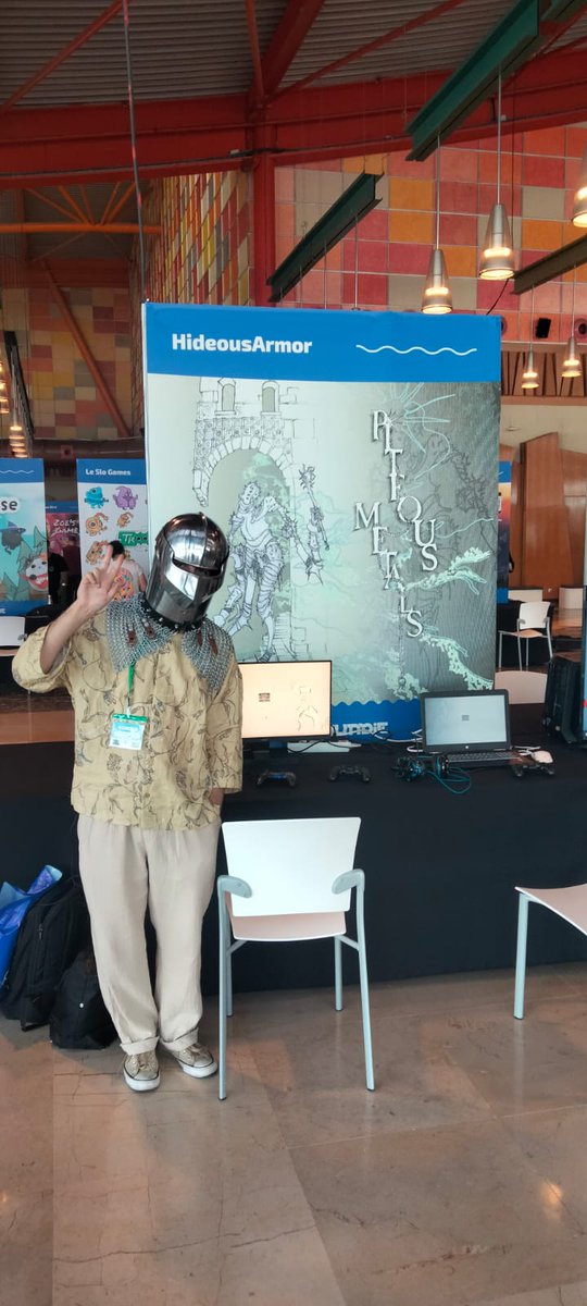 HideousArmor's tweet image. Will be at @guadalindie showcasing "Piteous Metals"!!
Come say Hi/Play the demo <3