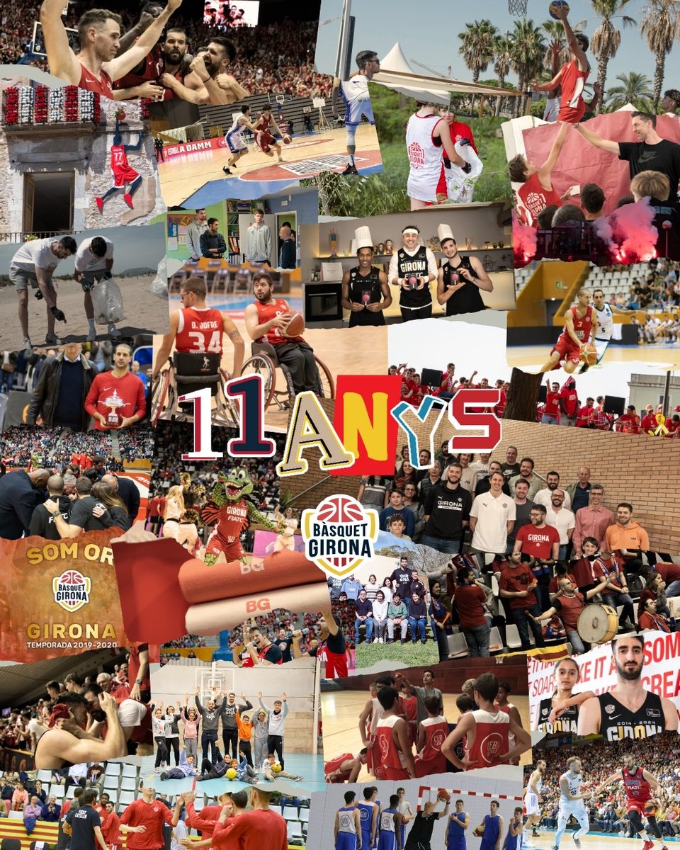 Avui celebrem el nostre 1⃣1⃣è aniversari 🎂

🙌 Som tots junts: Bàsquet! Girona!