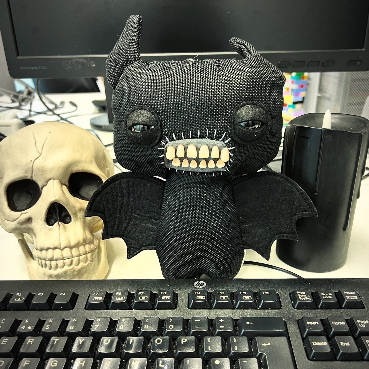 AJ (she/her) (@ajglaves) on Twitter photo Nothing says “Professional Goth” like having a few props ready in the office for the Metal Wellbeing session later this morning for the last day of the <a href="/HeavyTherapy/">Heavy Metal Therapy</a> stall <a href="/sheffhallamuni/">Sheffield Hallam University</a>
for Mental Health Awareness Week! #gothtoboss #metal #mentalhealth Nothing says “Professional Goth” like having a few props ready in the office for the Metal Wellbeing session later this morning for the last day of the <a href="/HeavyTherapy/">Heavy Metal Therapy</a> stall <a href="/sheffhallamuni/">Sheffield Hallam University</a>
for Mental Health Awareness Week! #gothtoboss #metal #mentalhealth