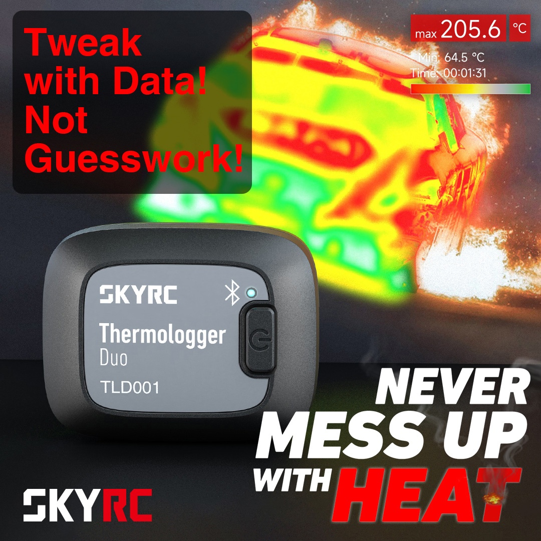 skyrc's tweet photo. Detect Heat Before It Destroys Your RC Gear!
Learn More: https://t.co/Qhx0a8qhpm
#SkyRC #Thermologgerduo #RChobbyists #RCgears #RCgear #redrc #rcgroups #rcmart #horizonhobby https://t.co/eXVY4wM4j4