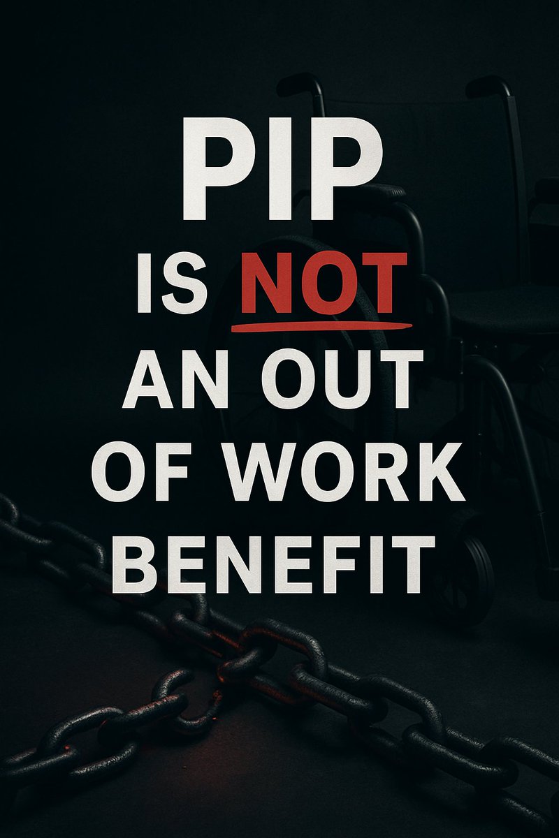 THemingford's tweet photo. PIP is NOT an out of work benefit. It's not work related at all. 

The clue is in the name:  Personal Independence Payment - that's what PIP stands for and is for. 

Everyone needs to understand this - especially the media and Labour MPs 

#DisabilityBenefits https://t.co/nw1n6hXTZ6