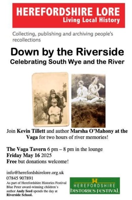 Join us tonight at the Vaga 6-8pm for riverside tales 🚣‍♀️🏊🦆🐟🐸