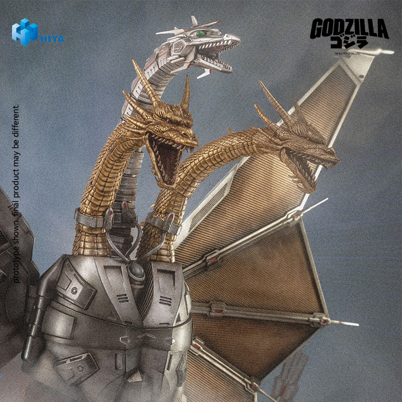 HiyaToys's tweet image. The latest item of original Classic Godzilla! Now Mecha King Ghidorah from Godzilla vs. King Ghidorah (1991) joins Hiya toys EXQUISITE BASIC Series!
#hiyatoys #Ghidorah 

Check this on FB: facebook.com/Hiyatoys/posts…

SRP: 120USD
Release time: 2026Q2