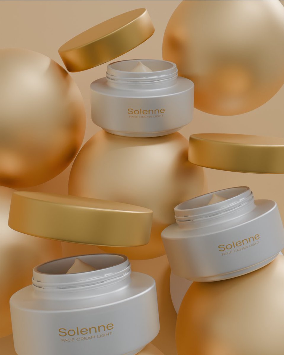 designvogue_'s tweet image. With blender all product design is possible, I worked on facial cream model for this project with the brand colors.