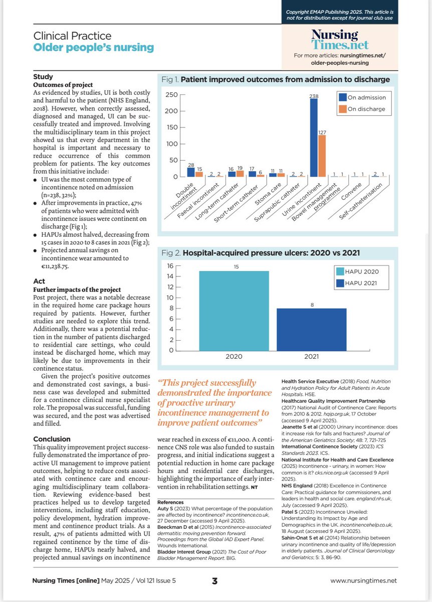 IOHClontarf's tweet image. nursingtimes.net/older-peoples-…

Interested in reading about one of our nursing QIP? … click on the link above 
@chiefnurseIRE @HSELive @NursingTimes @Emmacullengill2 @cirdowling @PeopleofHSE