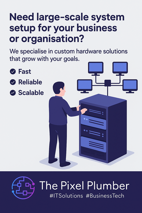HC_WillM's tweet image. Offering high quality, professional and fast system setups for organisations of all kinds. Get in contact now!
#systemsetup #organisation #itsolutions #businesstech