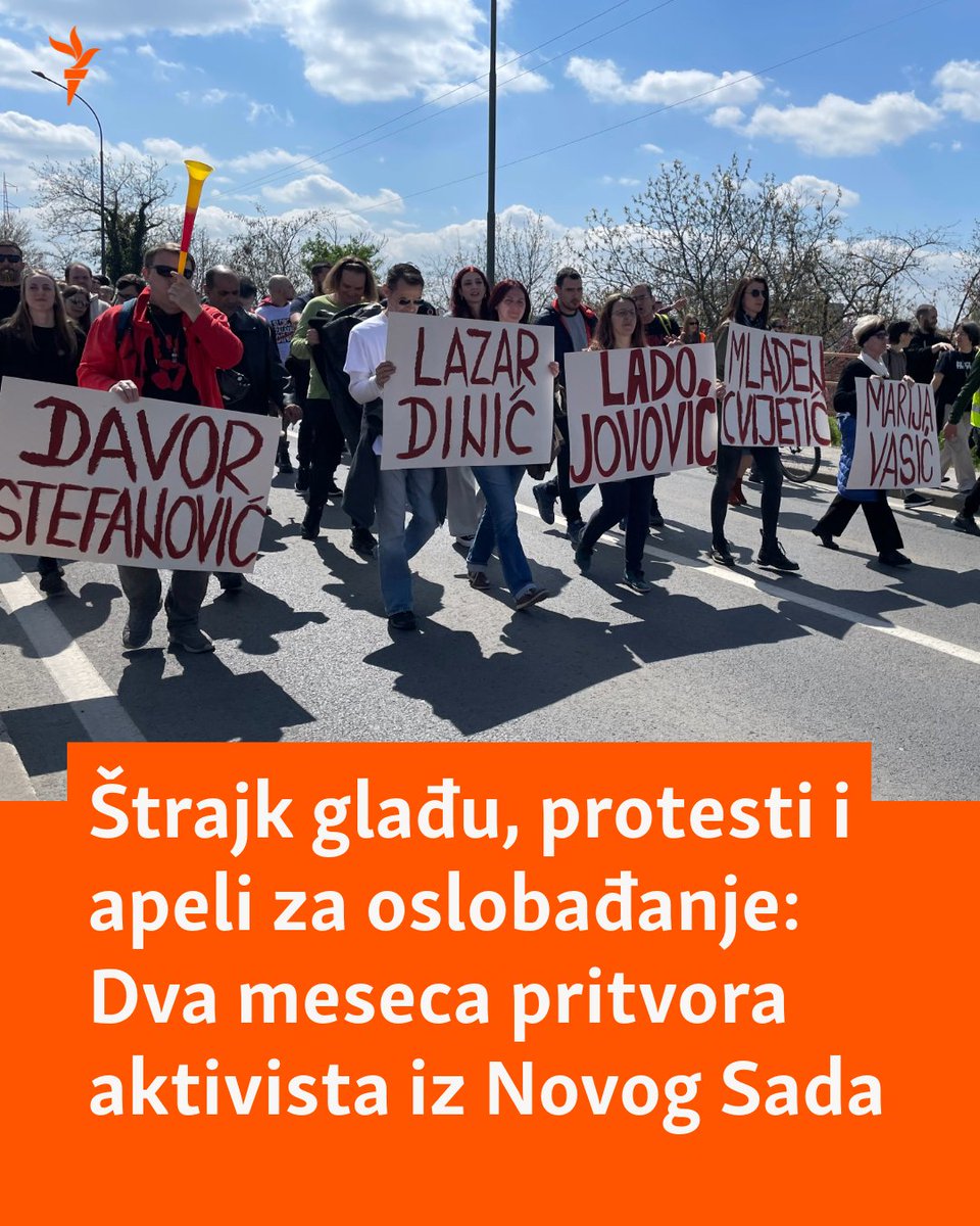 RSE_Balkan's tweet photo. "Ovo sve je zastrašivanje i pokazivanje šta može svakome od nas da se desi."

Reči su Davida Trnavca, supruga Marije Vasić, jedne od šestoro aktivista iz Novog Sada, koji se dva meseca nalaze u pritvoru.

Više: https://t.co/krqW5aFTqL https://t.co/fXWEd2aOGP