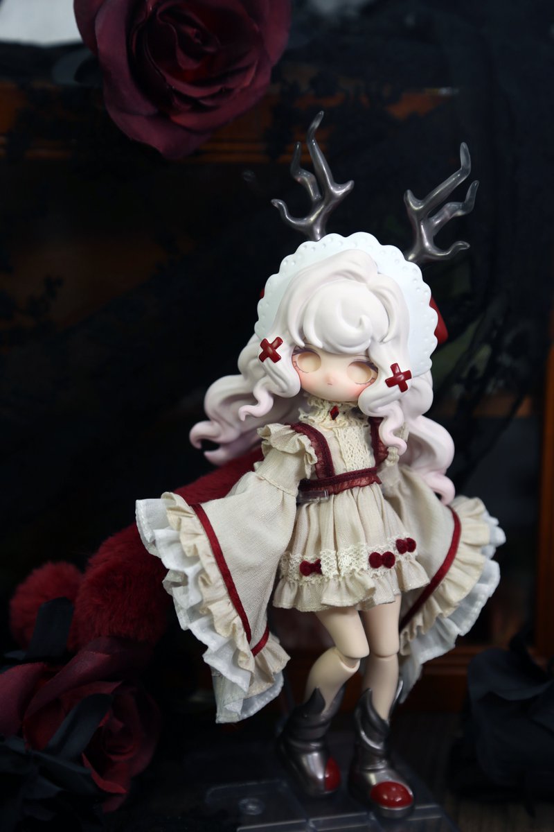 ルルリン物語｜始祖竜🥀12分BJDお洋服 実物撮影公開 ルビーの