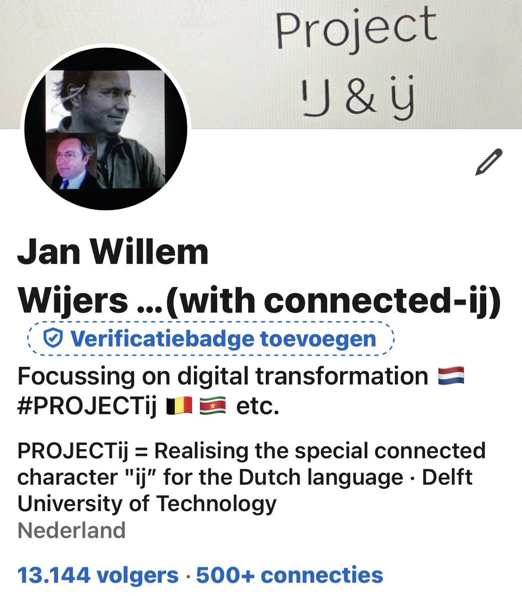 Voor de meest recente status van #PROJECTĳ is #Linkedin het beste medium voor <a href="/Project_IJ/">ProjectIJ / PROJECTĳ</a> … linkedin.com/in/janwillemwi… … want hier op #X kunnen we te weinig tekst kwijt voor #PROJECTij