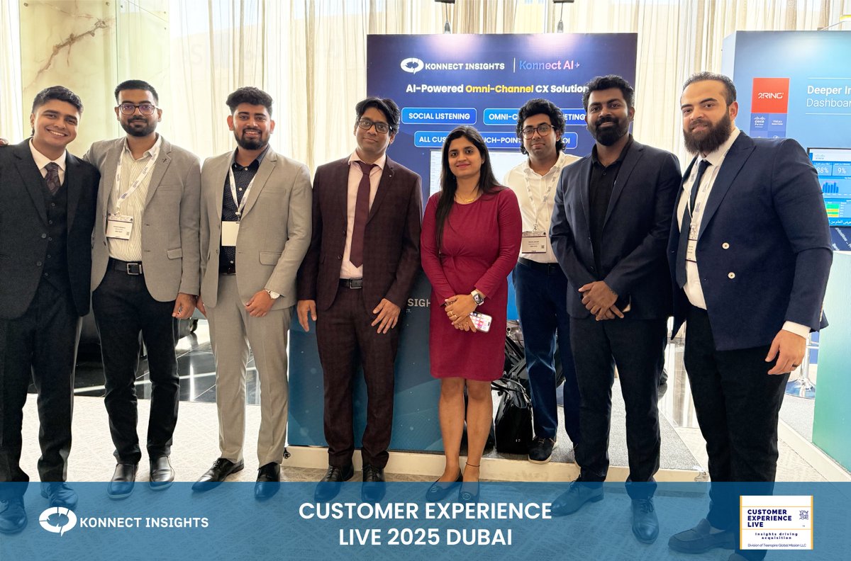KonnectInsights's tweet image. Moments from #CXLive2025
We showcased Konnect AI+, our in-house AI built to transform how brands listen, engage, and act across every customer touchpoint.
#KonnectInsights #KonnectAIPlus #CXM