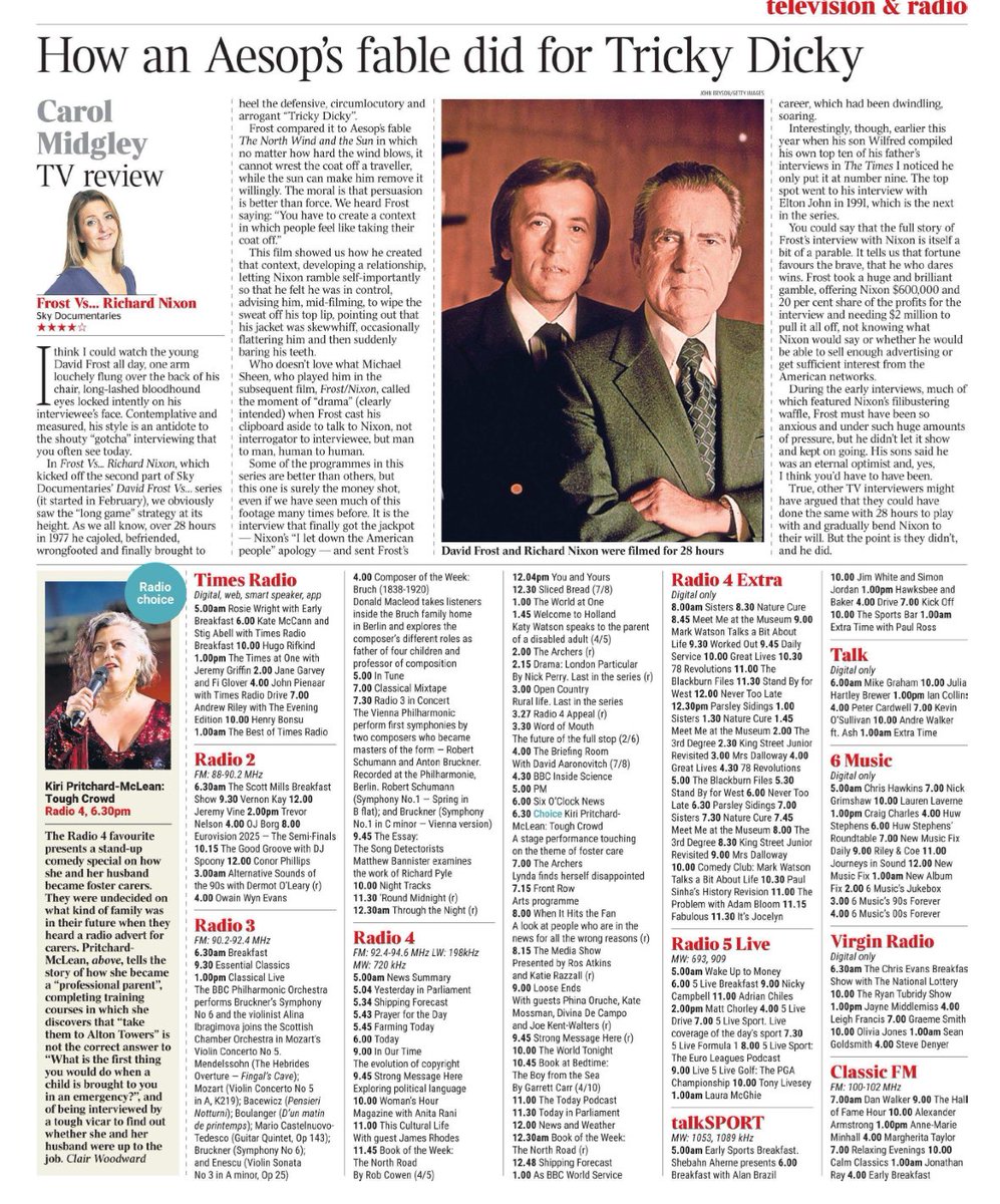 More excellent coverage for #DavidFrostVs All three of the final episodes available on ⁦<a href="/skytv/">Sky TV</a>⁩ ⁦<a href="/NOW/">NOW</a>⁩ 

⁦<a href="/WilfredFrost/">Wilfred Frost</a>⁩