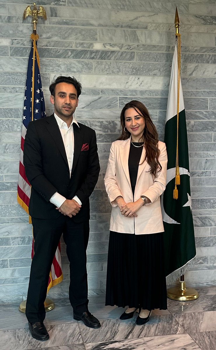 Pakistan Crypto Council (@cryptocouncilpk) on Twitter photo Pleased to share that PCC CEO @BilalBinSaqib met with Natalia Baker, Acting U.S. Ambassador to Pakistan, to explore collaboration in blockchain, AI, and youth development — advancing ties between Pakistan’s digital ecosystem and U.S. institutions. 🇵🇰🤝🇺🇸
<a href="/usembislamabad/">U.S. Embassy Islamabad</a> Pleased to share that PCC CEO @BilalBinSaqib met with Natalia Baker, Acting U.S. Ambassador to Pakistan, to explore collaboration in blockchain, AI, and youth development — advancing ties between Pakistan’s digital ecosystem and U.S. institutions. 🇵🇰🤝🇺🇸
<a href="/usembislamabad/">U.S. Embassy Islamabad</a>