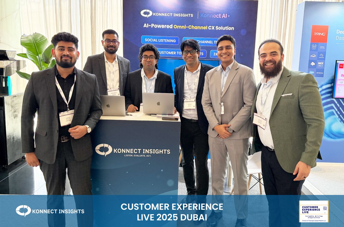 KonnectInsights's tweet image. Moments from #CXLive2025
We showcased Konnect AI+, our in-house AI built to transform how brands listen, engage, and act across every customer touchpoint.
#KonnectInsights #KonnectAIPlus #CXM