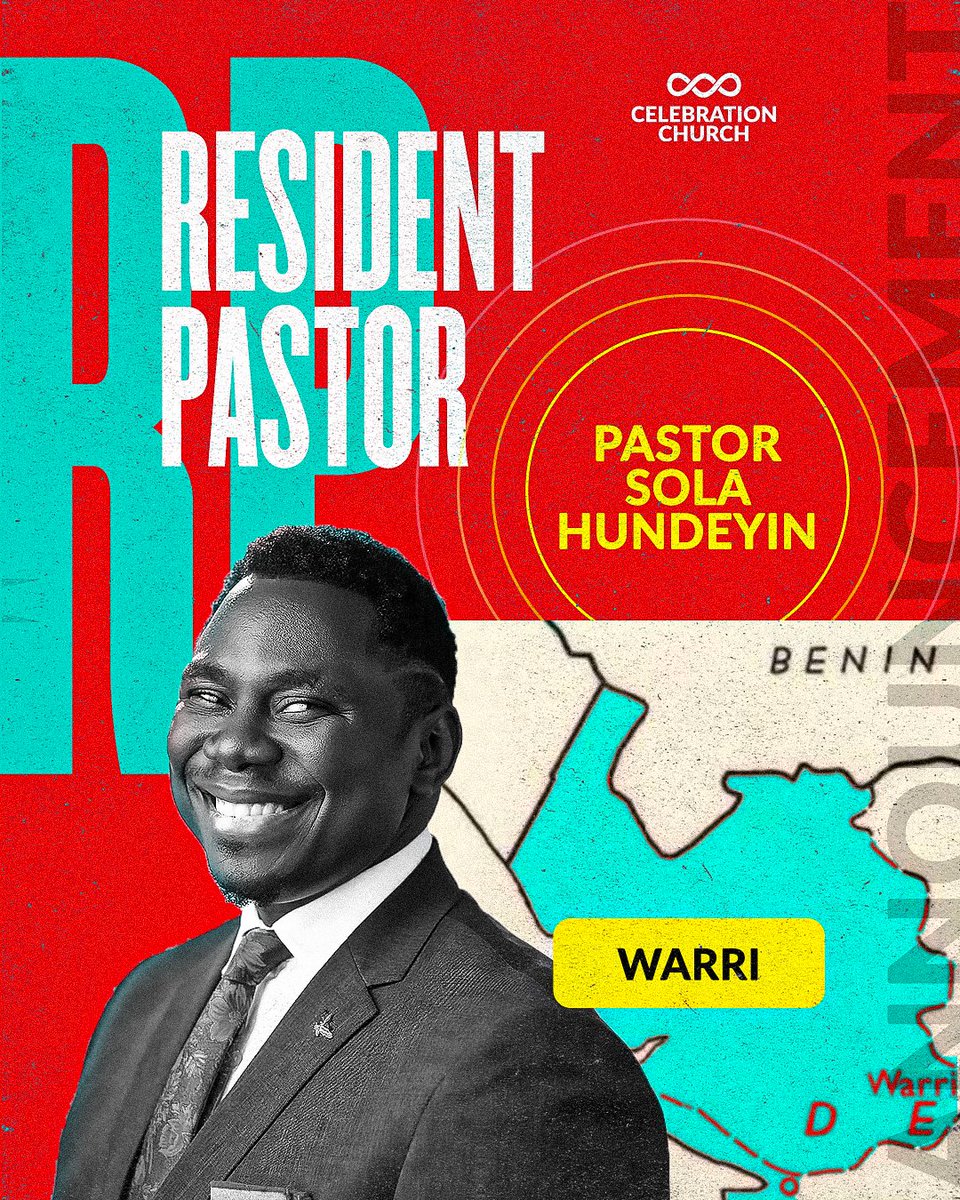 As we count down to our inaugural service, it is with great joy in our hearts that we welcome Pastor Sola Hundeyin as the Resident Pastor of CCI Warri!🔥🔥🔥

His passion for the gospel and heart for people are undeniable, and we are more than excited for what God is set to do
