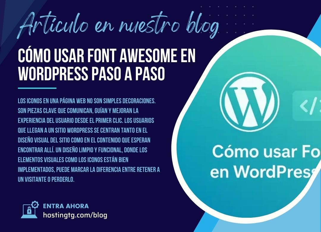 HostingTG's tweet image. 🚀 Top 5 motivos para usar Font Awesome en WordPress
 1️⃣ Integración vía CDN en 1 clic
 2️⃣ Iconos SVG que jamás pierden calidad
 3️⃣ Personaliza tamaño/colores solo con CSS
 4️⃣ Carga condicional → sitio más rápido

#WordPress #FontAwesome
hostingtg.com/blog/font-awes…