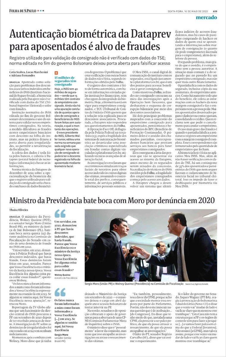 sonoticiasnews's tweet photo. Fraude na biometria da Dataprev! 👾🧓
Hackers usam dados vazados de aposentados para burlar consignados 💸 e validação no TSE 🗳️.
INSS e Dataprev enfrentam falhas 🛠️. PF investiga 🔍 e Moro cobra omissão do governo Lula 😡.
#Fraude #INSS #TSE #Dataprev #SegurançaDigital https://t.co/CKktUduwbw