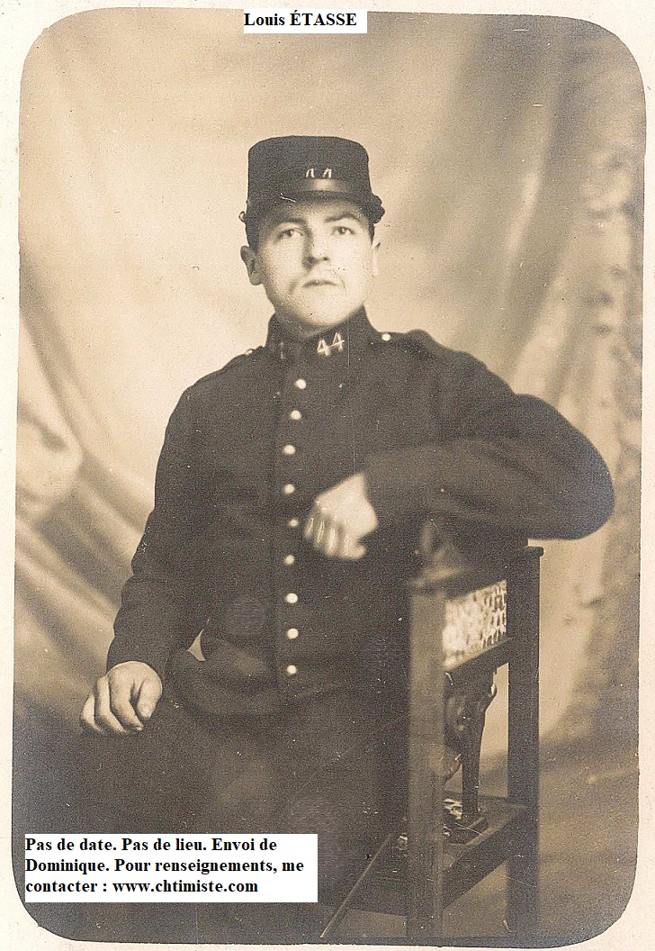 Le_Chtimiste's tweet photo. Louis ÉTASSE du 44ème régiment (d'infanterie ?) Merci à Dominique #Chtimiste #44eRI https://t.co/6AxClcnyZ6