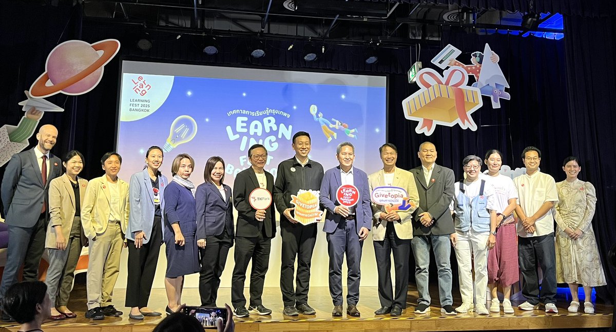 SwedeninTH's tweet image. Delighted to join the official opening of Learning Fest BKK! 🇸🇪 is proud to partner with the festival to expand our #Pippi 80th celebration (17 May–1 June) for young Thai children and families. 📚💙💛 Excited to bring the Givetopia theme to our event tomorrow at Central Embassy!