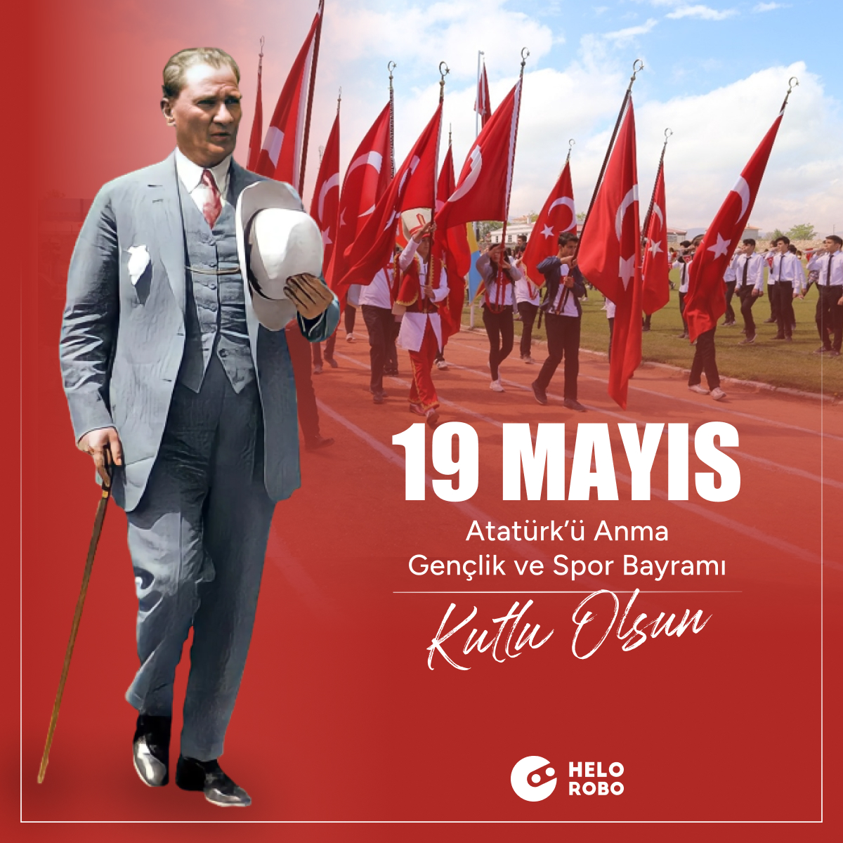 🇹🇷 19 Mayıs Atatürk'ü Anma, Gençlik ve Spor Bayramımız Kutlu Olsun!
#19Mayıs #AtatürküAnmaGençlikveSporBayramı