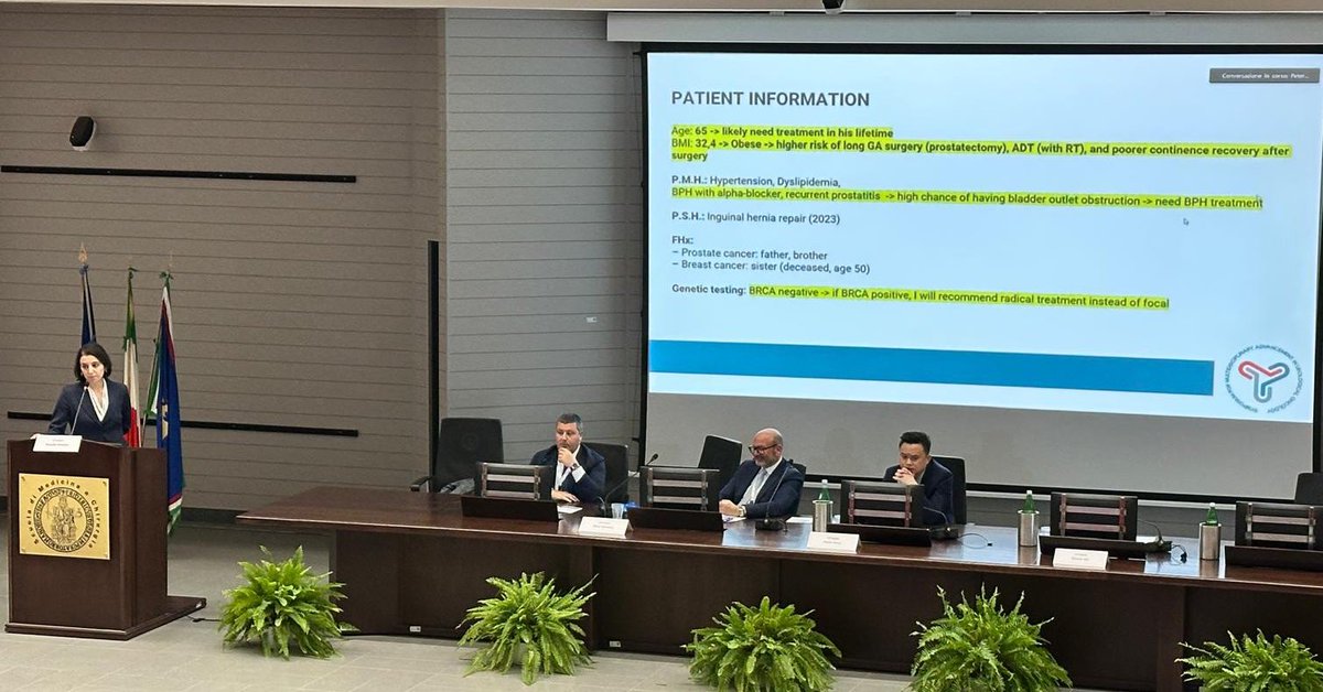 Rossella Nicoletti (@nicolettirosse1) on Twitter photo Had a great time at the #Synergy2025, packed with international faculty and great vibes! Loved discussing a challenging focal therapy case with my mentor <a href="/peterchiu_uro/">Peter Ka-Fung CHIU</a>.
Always a pleasure to head down South 🇮🇹!
🙏🏼 <a href="/PandolfoSD/">Savio Domenico Pandolfo</a> <a href="/danieleamparore/">Daniele Amparore</a> <a href="/Ric_Campi/">Riccardo Campi</a> for having me on board! Had a great time at the #Synergy2025, packed with international faculty and great vibes! Loved discussing a challenging focal therapy case with my mentor <a href="/peterchiu_uro/">Peter Ka-Fung CHIU</a>.
Always a pleasure to head down South 🇮🇹!
🙏🏼 <a href="/PandolfoSD/">Savio Domenico Pandolfo</a> <a href="/danieleamparore/">Daniele Amparore</a> <a href="/Ric_Campi/">Riccardo Campi</a> for having me on board!
