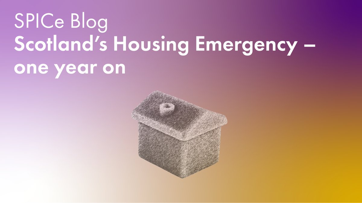 Scottish Parliament Information Centre (@spice_research) on Twitter photo One year ago a housing emergency was declared in Scotland. Our latest blog looks at the work that has been done by <a href="/scotgov/">Scottish Government</a> and local authorities since then, as well as what may happen next. You can read more at: ow.ly/KEBl50VTJb6 One year ago a housing emergency was declared in Scotland. Our latest blog looks at the work that has been done by <a href="/scotgov/">Scottish Government</a> and local authorities since then, as well as what may happen next. You can read more at: ow.ly/KEBl50VTJb6