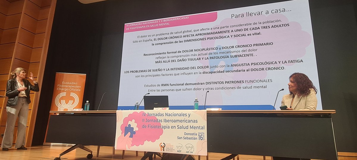AEF Salud Mental (@aefsm_info) on Twitter photo "El dolor crónico afecta aproximadamente a uno de cada tres adultos. Comprender sus dimensiones psicológica y social es vital."
Una de las reflexiones que nos deja <a href="/DraMadariaga/">Dra. Maria Madariaga</a> presidenta <a href="/Sedolor/">Sociedad Española del Dolor</a> #JornadasFisio2025
#SaludMental #Fisioterapia #DolorCrónico
⚕️ "El dolor crónico afecta aproximadamente a uno de cada tres adultos. Comprender sus dimensiones psicológica y social es vital."
Una de las reflexiones que nos deja <a href="/DraMadariaga/">Dra. Maria Madariaga</a> presidenta <a href="/Sedolor/">Sociedad Española del Dolor</a> #JornadasFisio2025
#SaludMental #Fisioterapia #DolorCrónico
⚕️