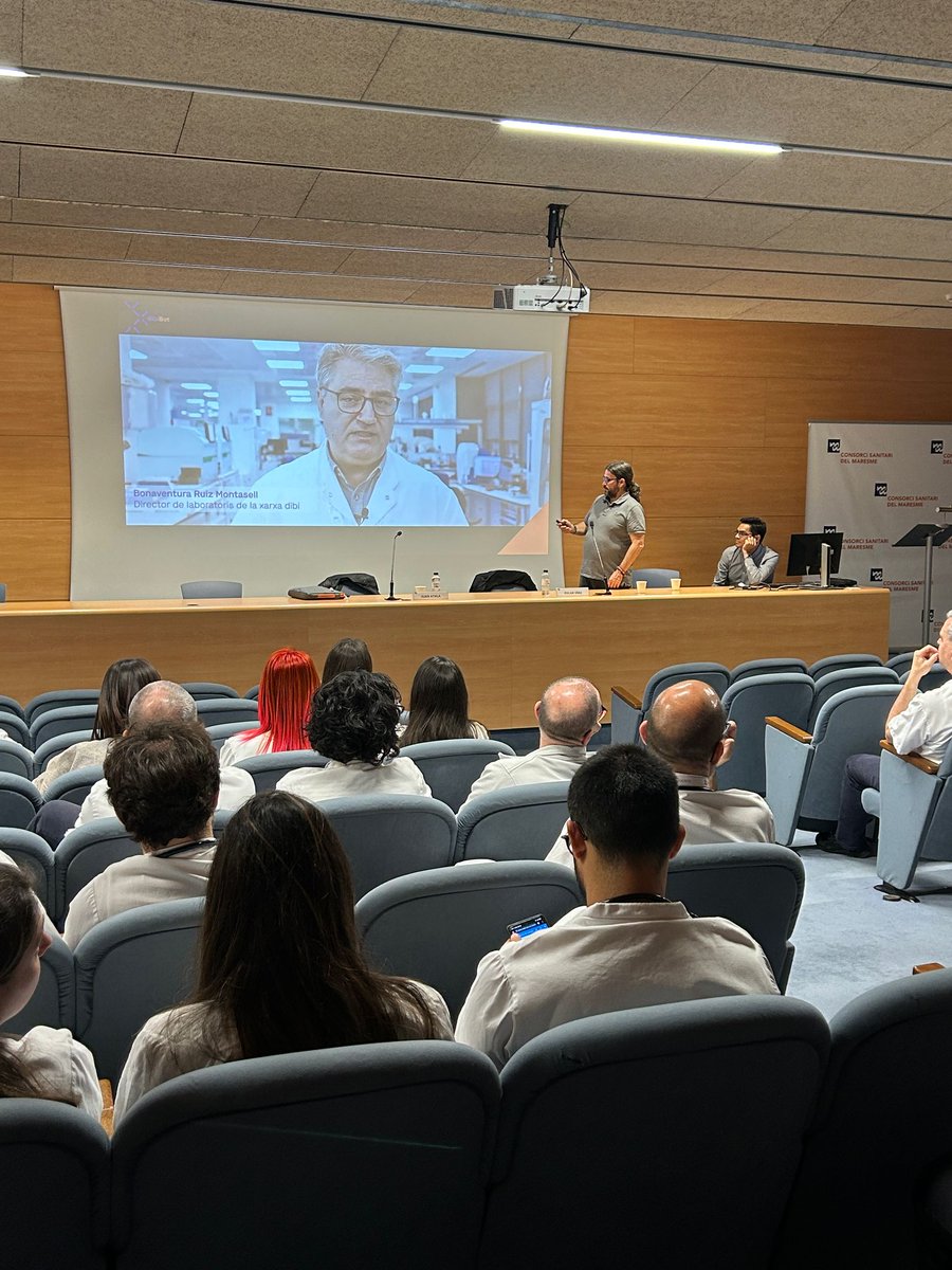 Consorci Sanitari del Maresme (@csdmaresme) on Twitter photo ☕️Nova sessió del Cafè i Ciència aquest matí centrada en com la intel·ligència artificial pot ajudar i optimitzar la tasca dels laboratoris amb el procés de les preanalítiques.
Hem comptat amb Juan Ayala, adjunt a la direcció de la <a href="/DibiXarxa/">Dibi· Xarxa de diagnòstic biomèdic i per la imatge</a> i Oscar Díaz, control de Gestió de ☕️Nova sessió del Cafè i Ciència aquest matí centrada en com la intel·ligència artificial pot ajudar i optimitzar la tasca dels laboratoris amb el procés de les preanalítiques.
Hem comptat amb Juan Ayala, adjunt a la direcció de la <a href="/DibiXarxa/">Dibi· Xarxa de diagnòstic biomèdic i per la imatge</a> i Oscar Díaz, control de Gestió de