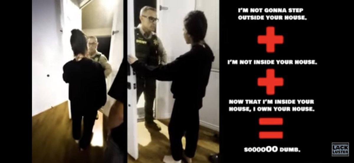 When the officer says he owns your house 😆