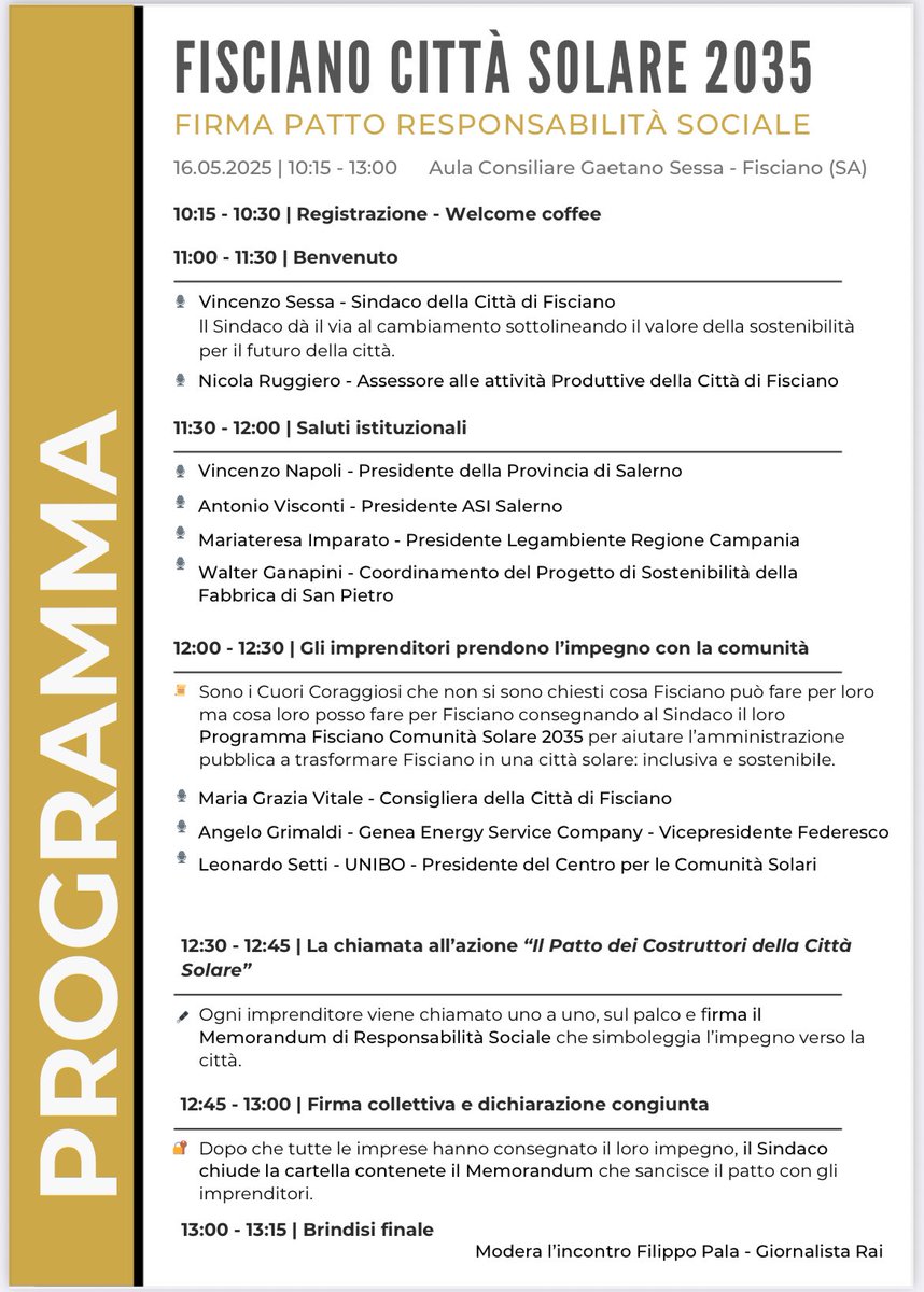 wganapini's tweet image. #Fisciano #Comunità #Solare Anche in Campania i frutti dell’azione dell’amico Prof.#LeonardoSetti #AlmaMater @EUEnvironment @MASE_IT @NeXteconomia @GiaSilvestrini @stef_proietti @SNPAmbiente @thewashingnews @rferrigno77 @gonufrio @StefanoCiafani @ElioGCIt @max_tarantino @EticaSgr