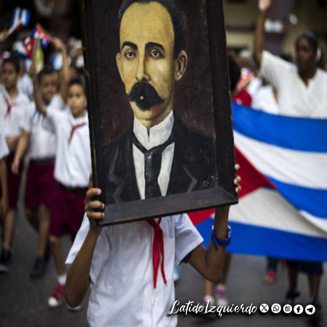 José Martí, vive en el alma de los pueblos, poeta de la libertad, su pluma fue espada y su corazón, faro. Héroe nacional, cuya entrega y amor por la Patria no conocieron límites.

Desde #LatidoIzquierdo decimos: ¡Tu legado es eterno, tu sueño, nuestra lucha!

👉 #DeCaraAlSol