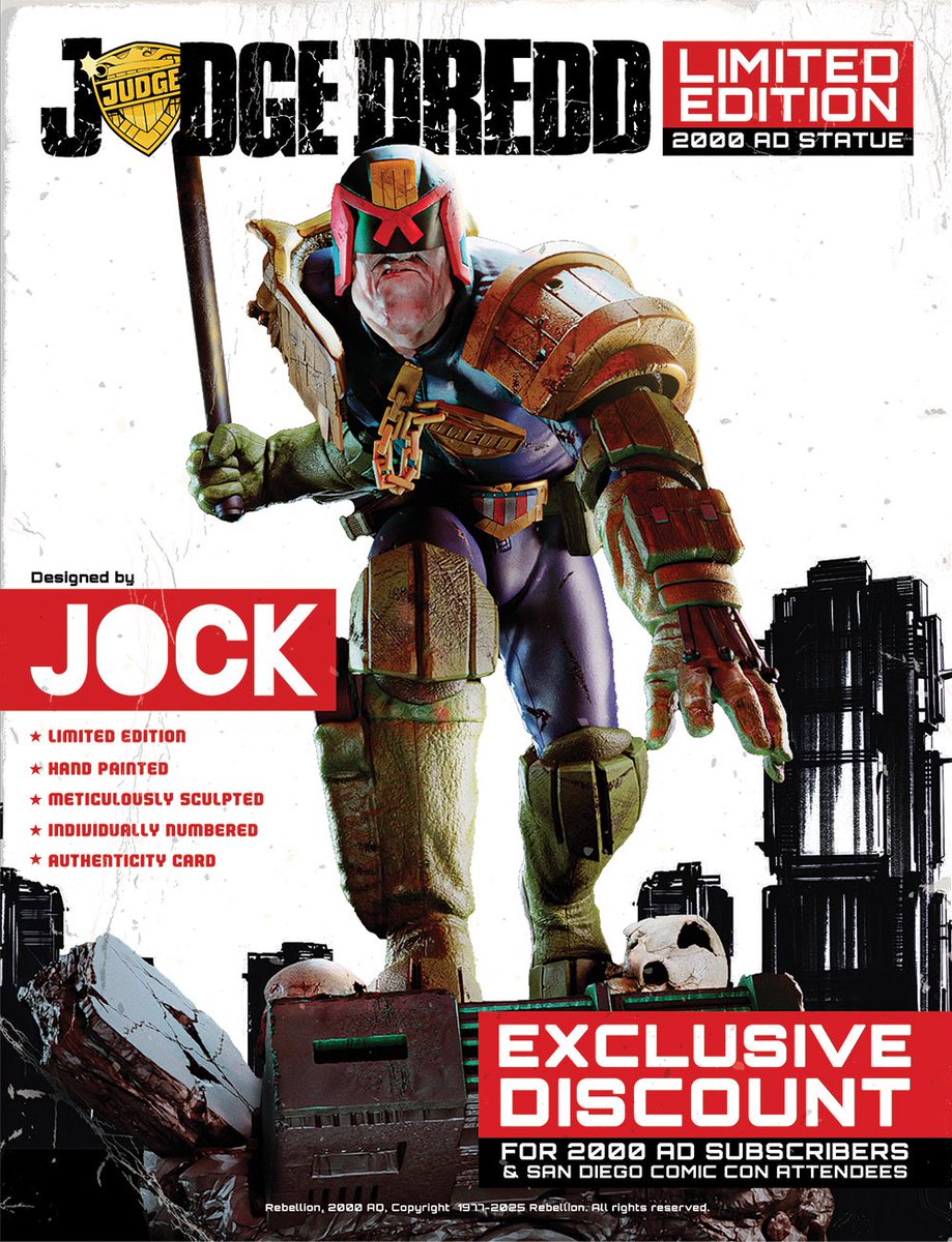 Jock4twenty's tweet photo. DREDD is coming….🔥@2000AD https://t.co/ldXkx3Uc0c