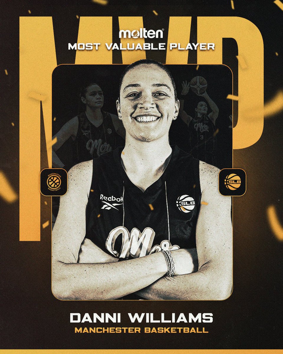 Super League Basketball (@sprleaguebballw) on Twitter photo ๐๐ฆ Itโs the award every player wants to win and <a href="/danniwill3/">Danni Williams</a> has taken itโฆ the <a href="/mcrbballw/">Manchester Basketball Women</a> star is the 2024/25 <a href="/MoltenSports/">MoltenSports</a> MVP, as chosen by SLB Head Coaches and Captains.
Click the link in our bio to read more and find a full voting record on our website!
#BritishBasketball ๐๐ฆ Itโs the award every player wants to win and <a href="/danniwill3/">Danni Williams</a> has taken itโฆ the <a href="/mcrbballw/">Manchester Basketball Women</a> star is the 2024/25 <a href="/MoltenSports/">MoltenSports</a> MVP, as chosen by SLB Head Coaches and Captains.
Click the link in our bio to read more and find a full voting record on our website!
#BritishBasketball
