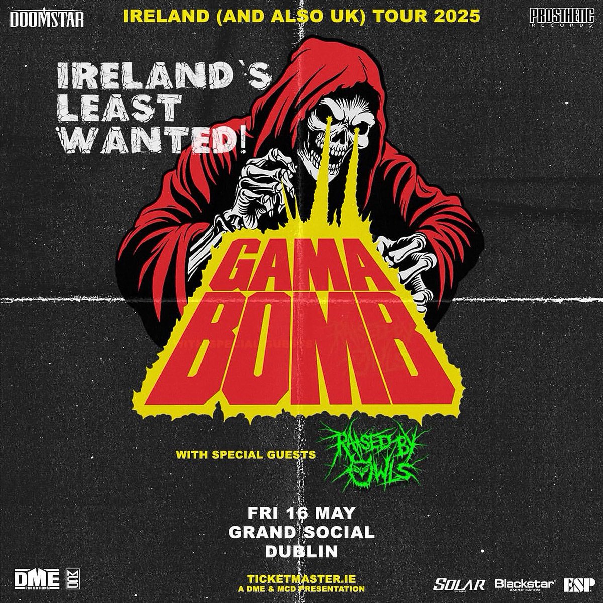 DME Promotions (@dmepromotions) on Twitter photo 🚨 TONIGHT 🚨
<a href="/gamabomb/">GAMA BOMB</a> with <a href="/RaisedByOwlsUK/">Raised By Owls</a> at <a href="/TGSDublin/">The Grand Social</a> dublin
Tickets from <a href="/TicketmasterIre/">Ticketmaster Ireland</a> & on the door 🔥
Doors 7
Raised By Owls 7.45
Gama Bomb 8.45
(Subject to change) 🚨 TONIGHT 🚨
<a href="/gamabomb/">GAMA BOMB</a> with <a href="/RaisedByOwlsUK/">Raised By Owls</a> at <a href="/TGSDublin/">The Grand Social</a> dublin
Tickets from <a href="/TicketmasterIre/">Ticketmaster Ireland</a> & on the door 🔥
Doors 7
Raised By Owls 7.45
Gama Bomb 8.45
(Subject to change)
