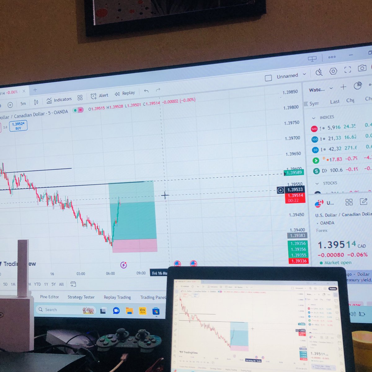 financesherlock's tweet photo. Indeed! Successfully reached TP on my USDCAD trade this morning! The accuracy of price action is UNBELIEVABLE! Who else is impressed by the precision of price action trading? YESSSSSS!  
#forex #forexsignals #PriceAction #ForexTrading #USDCAD #xploretradeacademy https://t.co/3qfEfa9g7C
