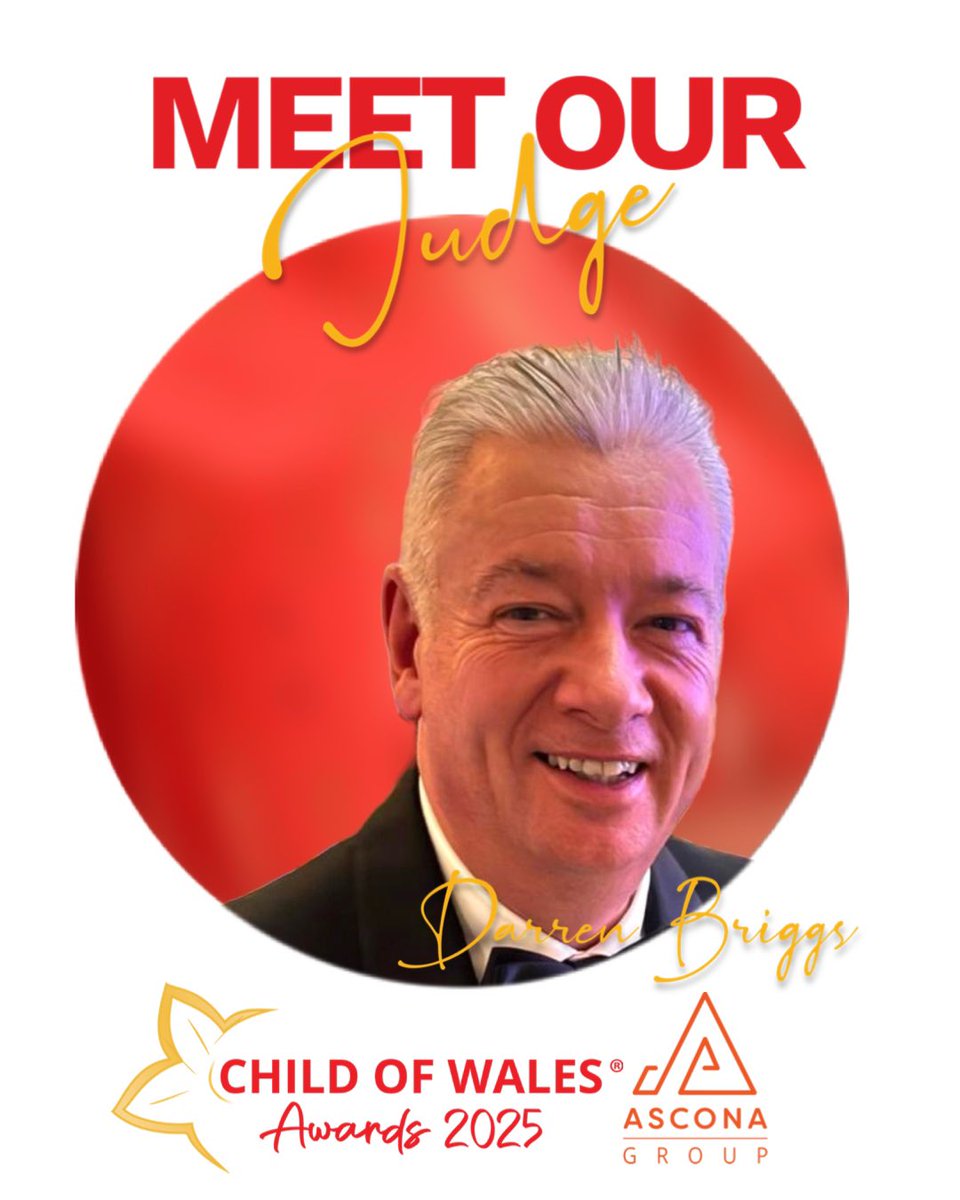 Child of Wales Awards (@childofwales) on Twitter photo Introducing Darren Briggs, one of our distinguished judges for the Child of Wales Awards 2025! Darren is the CEO of <a href="/AsconaGroup/">Ascona Group</a> , our incredible Headline Sponsor this year.
His dedication to supporting communities and young people across Wales makes him a perfect fit for our Introducing Darren Briggs, one of our distinguished judges for the Child of Wales Awards 2025! Darren is the CEO of <a href="/AsconaGroup/">Ascona Group</a> , our incredible Headline Sponsor this year.
His dedication to supporting communities and young people across Wales makes him a perfect fit for our