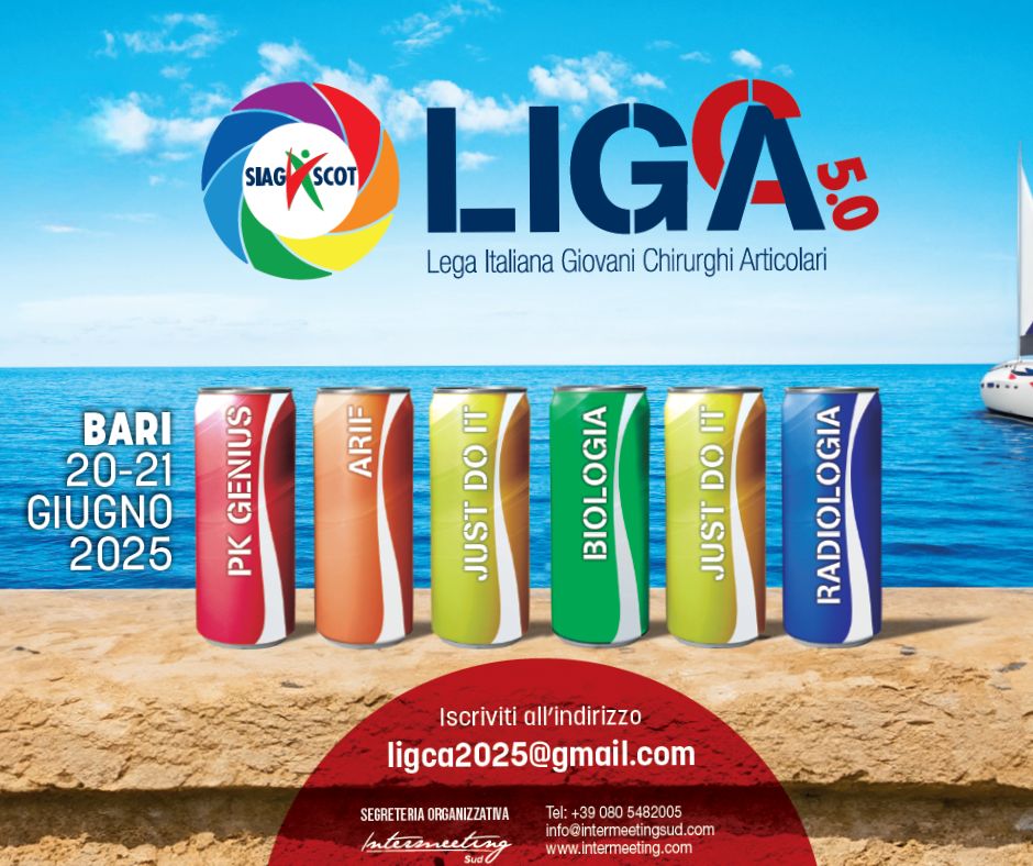 Intermeeting Srl (@_intermeeting_) on Twitter photo ๐ข"๐๐๐๐๐๐๐๐๐๐ ๐๐๐๐๐๐๐๐๐ ๐๐๐๐๐"
๐ Bari
๐
20- 21 giugno 2025
๐๐ผPer iscrizioni: inviare richiesta a ligca2025@gmail.com
๐ Per maggiori informazioni, contattare: info@intermeetingsud.com
#LIGCA #LegaItalianaGiovaniChirurghiArticolari #SIAGASCO ๐ข"๐๐๐๐๐๐๐๐๐๐ ๐๐๐๐๐๐๐๐๐ ๐๐๐๐๐"
๐ Bari
๐
20- 21 giugno 2025
๐๐ผPer iscrizioni: inviare richiesta a ligca2025@gmail.com
๐ Per maggiori informazioni, contattare: info@intermeetingsud.com
#LIGCA #LegaItalianaGiovaniChirurghiArticolari #SIAGASCO