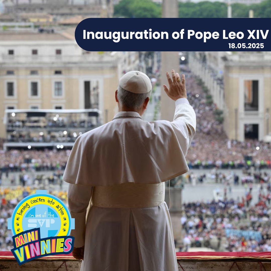 Today we pray for Pope Leo XIV as he begins his mission.
As young Vincentians, we’re reminded that true leadership is service—just like St Vincent taught us.
Lord, guide Pope Leo XIV with compassion and courage. Amen.