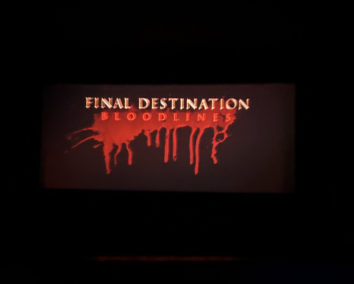 jennioss's tweet photo. Just watched final destination: bloodlines they need to drop a new movie every year actually like this is peak cinema  https://t.co/jTrCjJjBtT
