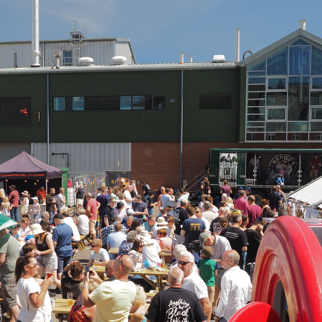 Badgerales's tweet photo. We’re throwing a party, and you’re invited! 🎉 Just one month to go until the Hall &amp; Woodhouse Dorset Beer Festival at the Badger Brewery in Blandford (13-14 June). Grab your tickets now. https://t.co/cZa9Uav9YI https://t.co/IrMFkipx90