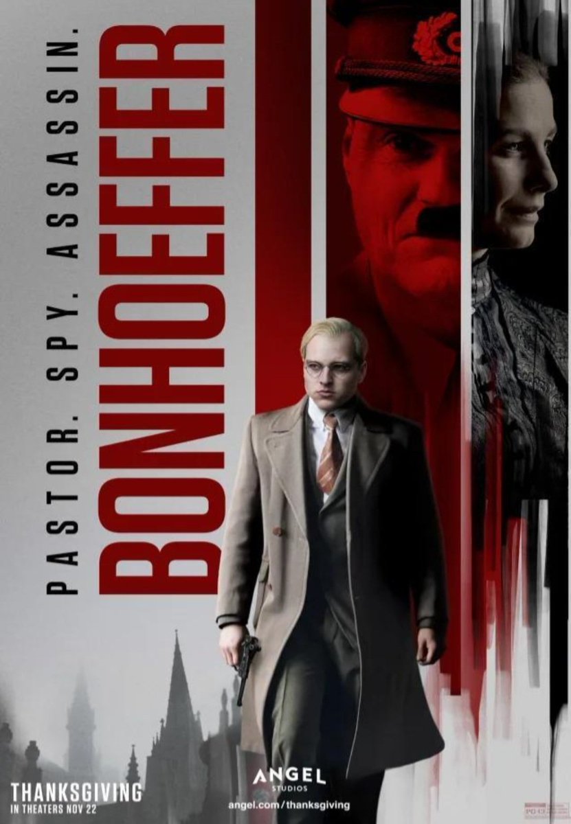 AlfonsGorina's tweet image. Estrenes: #Bonhoeffer Sobre el paper: una d'aquelles històries reals en època nazi que ens sabem de memòria. La realitat: una altra propaganda encoberta de la temible Angel Studios. Experts en fer veure que fan pelis en favor de la llibertad...des de la ultradreta.