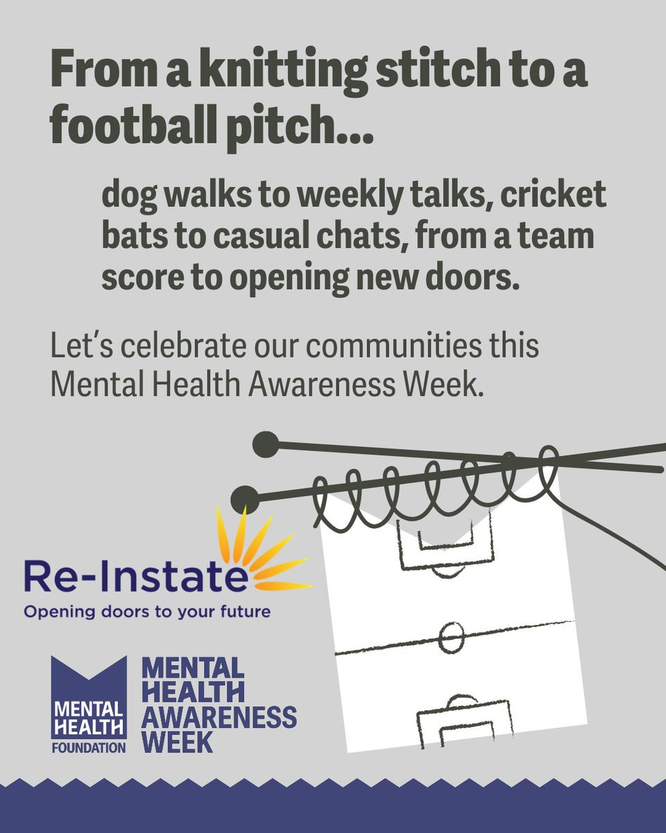 Re-Instate (@reinstateltd) on Twitter photo Strong communities create connection, build resilience, and support recovery — all essential for good mental health.
📞 Looking for support or a sense of connection? We’re here to help.
📧 earlyintervention@re-instate.co.uk | 📞 01322 438 155
#MentalHealthCommunity Strong communities create connection, build resilience, and support recovery — all essential for good mental health.
📞 Looking for support or a sense of connection? We’re here to help.
📧 earlyintervention@re-instate.co.uk | 📞 01322 438 155
#MentalHealthCommunity