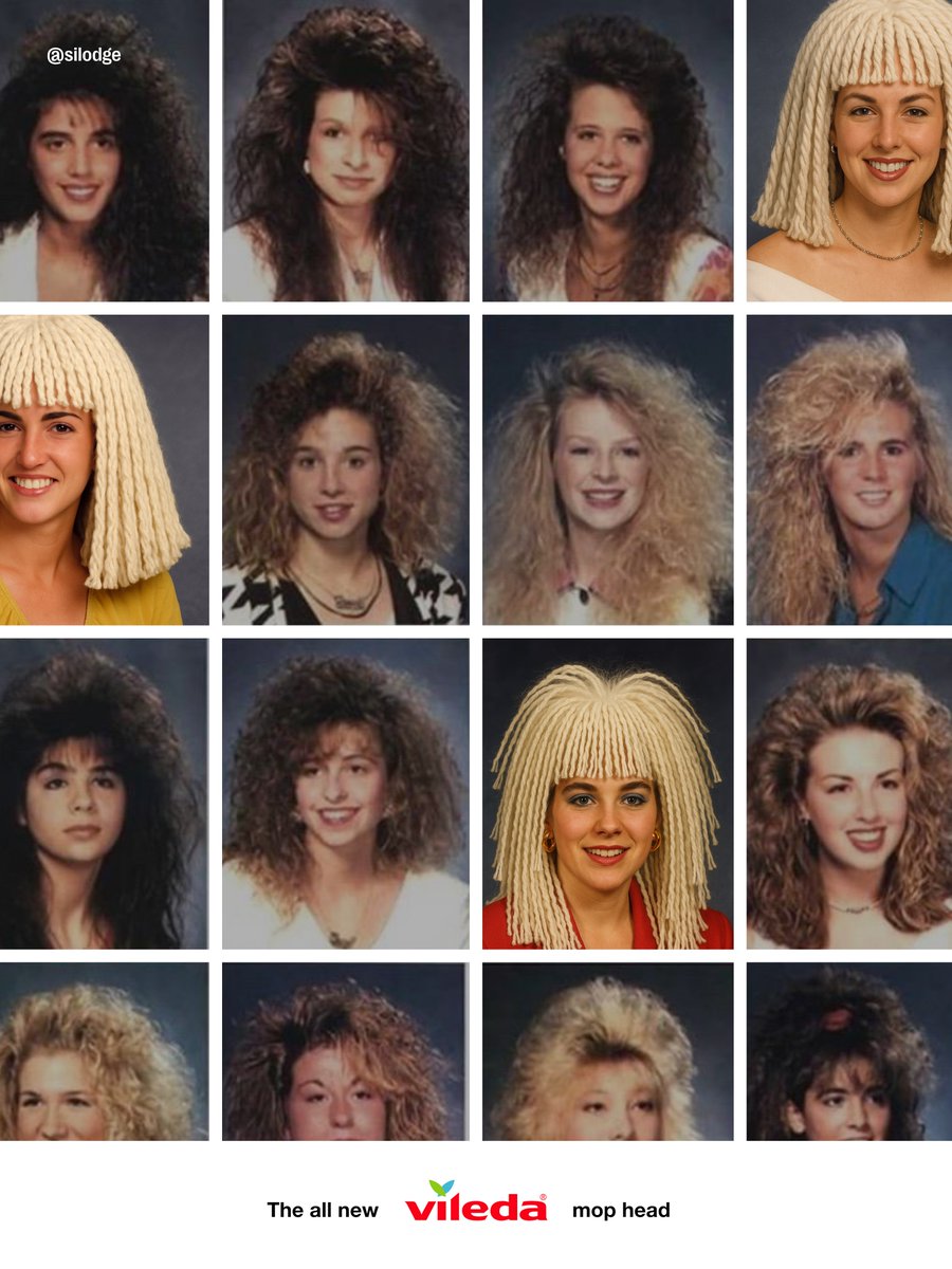 silodge's tweet image. &quot;Mop head&quot;
@ViledaUk 

@OneMinuteBriefs Brief // Create posters to advertise #MOPS